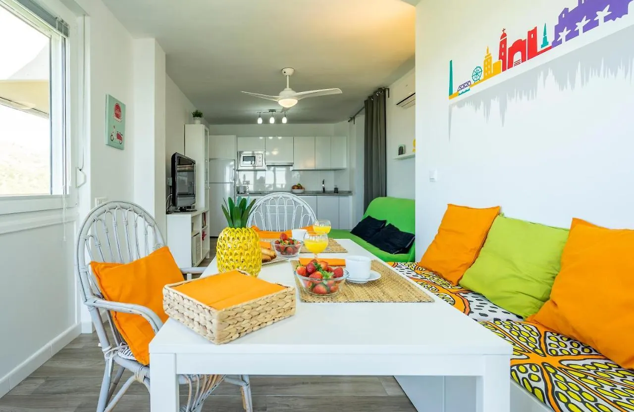 Apartment Wintowinrentals Sunny Side, Pool, Wifi & Sea View Benajarafe